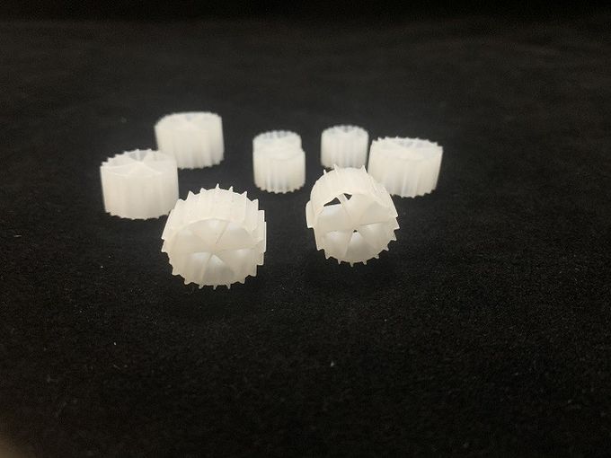 10X7mm trắng MBBR Carrier Media Xử lý nước thải 1